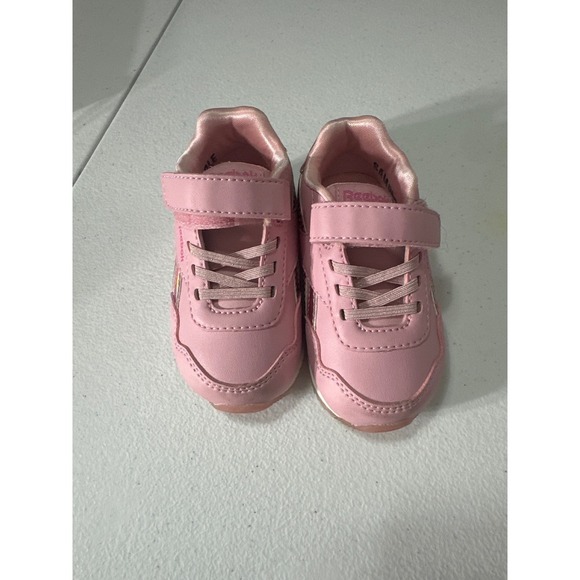 Reebok Other - Reebok Kids Pink Royal Cljog 3.0 IV Toddler Shoes Size 4 Infant Hook Loop